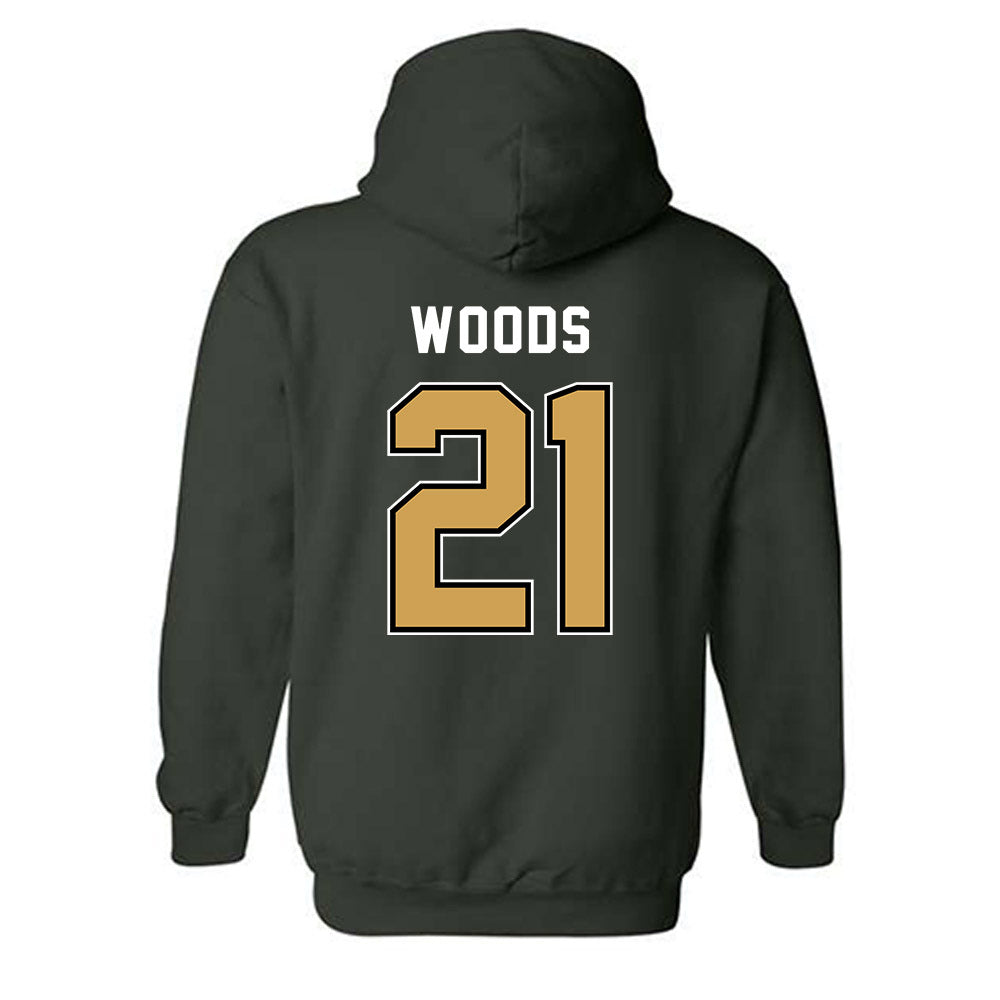 Wright State - NCAA Men's Basketball : Logan Woods - Hooded Sweatshirt-1