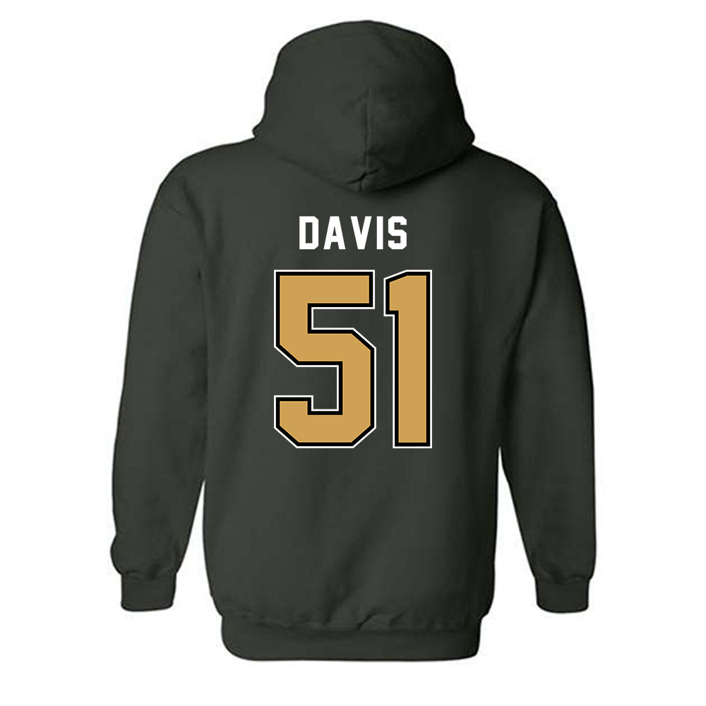 Wright State - NCAA Men's Basketball : Ayden Davis - Hooded Sweatshirt-1