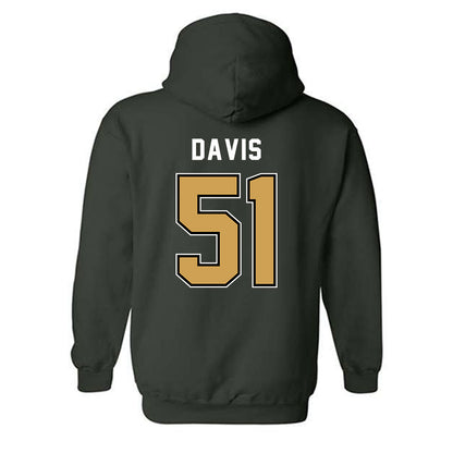 Wright State - NCAA Men's Basketball : Ayden Davis - Hooded Sweatshirt-1