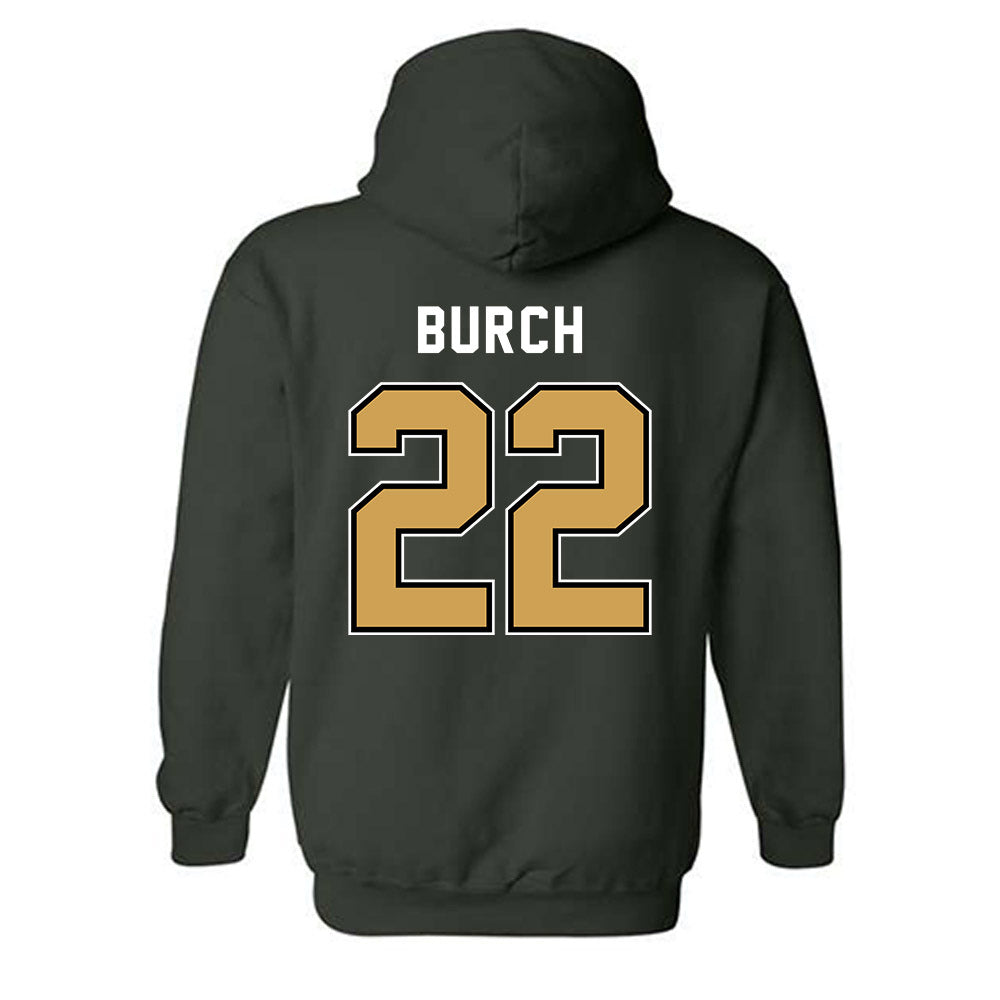 Wright State - NCAA Men's Basketball : TJ Burch - Hooded Sweatshirt-1