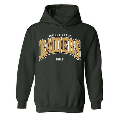 Wright State - NCAA Men's Golf : Adam Horn - Hooded Sweatshirt-0