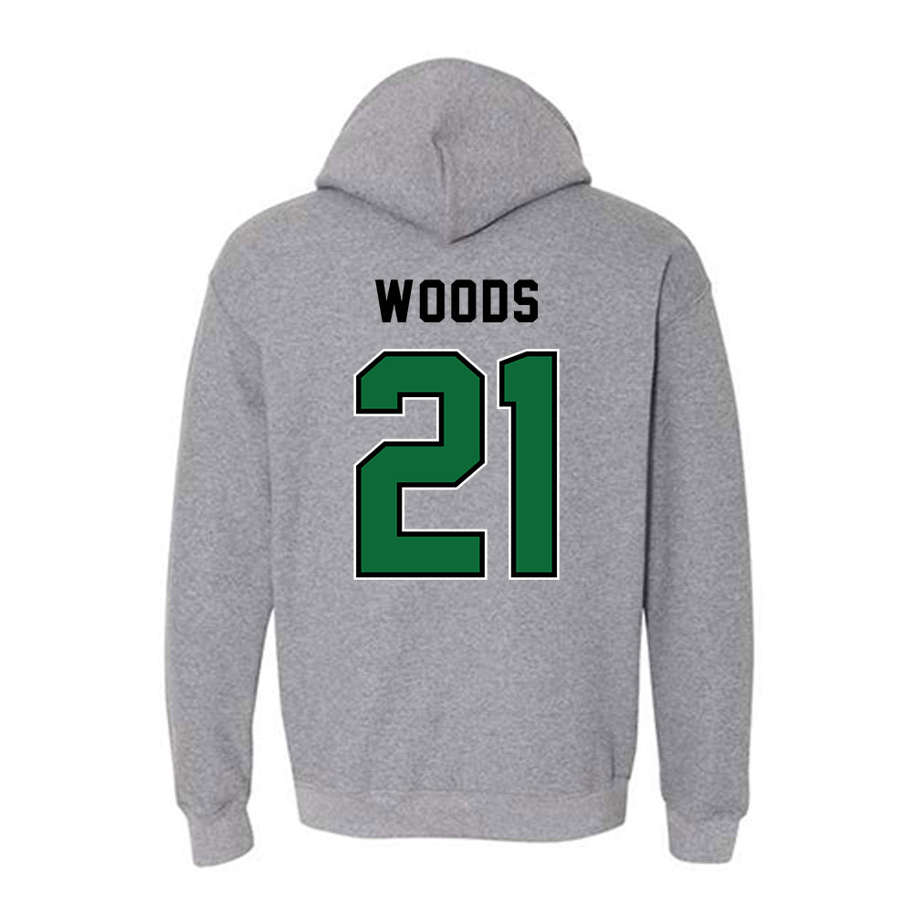 Wright State - NCAA Men's Basketball : Logan Woods - Hooded Sweatshirt-1