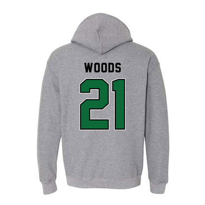 Wright State - NCAA Men's Basketball : Logan Woods - Hooded Sweatshirt-1