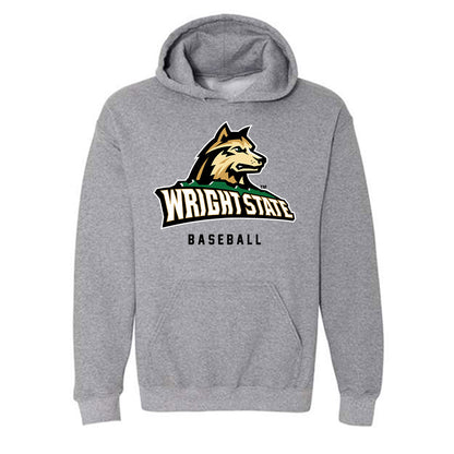 Wright State - NCAA Baseball : Nate Shaw - Hooded Sweatshirt-0