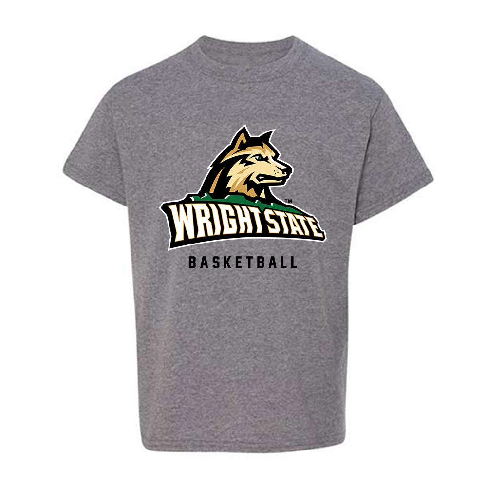 Wright State - NCAA Men's Basketball : Dominic Pangonis - Youth T-Shirt-0