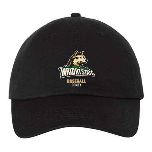 Wright State - NCAA Baseball : Brett Denby - Dad Hat-0
