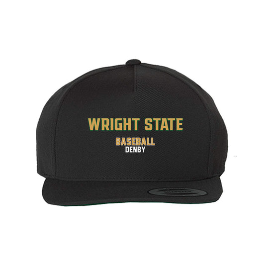 Wright State - NCAA Baseball : Brett Denby - Snapback Hat-0