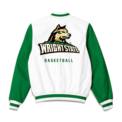 Wright State - NCAA Men's Basketball : Sam Alamutu - Bomber Jacket-1