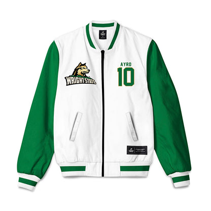 Wright State - NCAA Women's Volleyball : Mya Ayro - Bomber Jacket-0