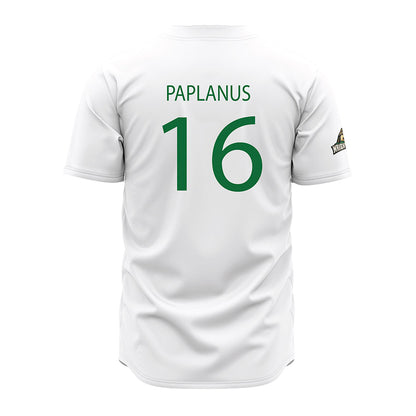 Wright State - NCAA Baseball : Malachi Paplanus - White Jersey-1