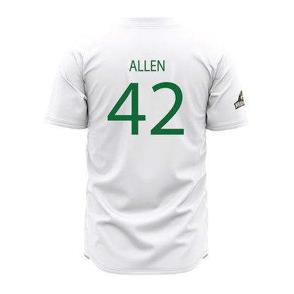 Wright State - NCAA Baseball : Cameron Allen - White Jersey-1