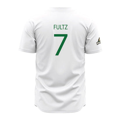 Wright State - NCAA Baseball : Patrick Fultz - White Jersey-1