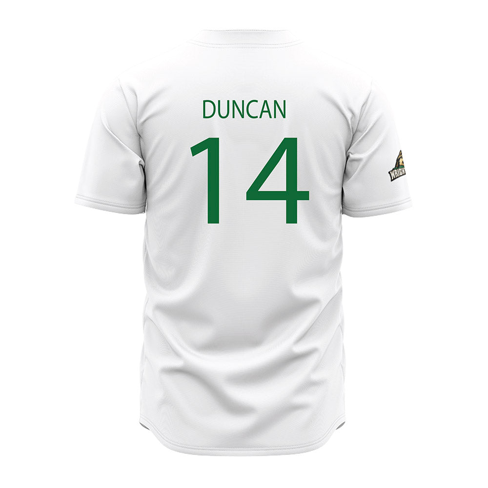 Wright State - NCAA Baseball : Andrew Duncan - White Jersey-1