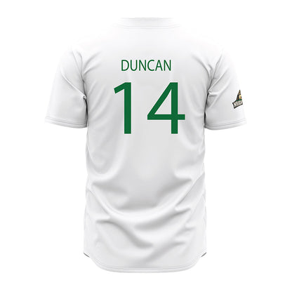 Wright State - NCAA Baseball : Andrew Duncan - White Jersey-1