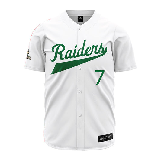 Wright State - NCAA Baseball : Patrick Fultz - White Jersey-0