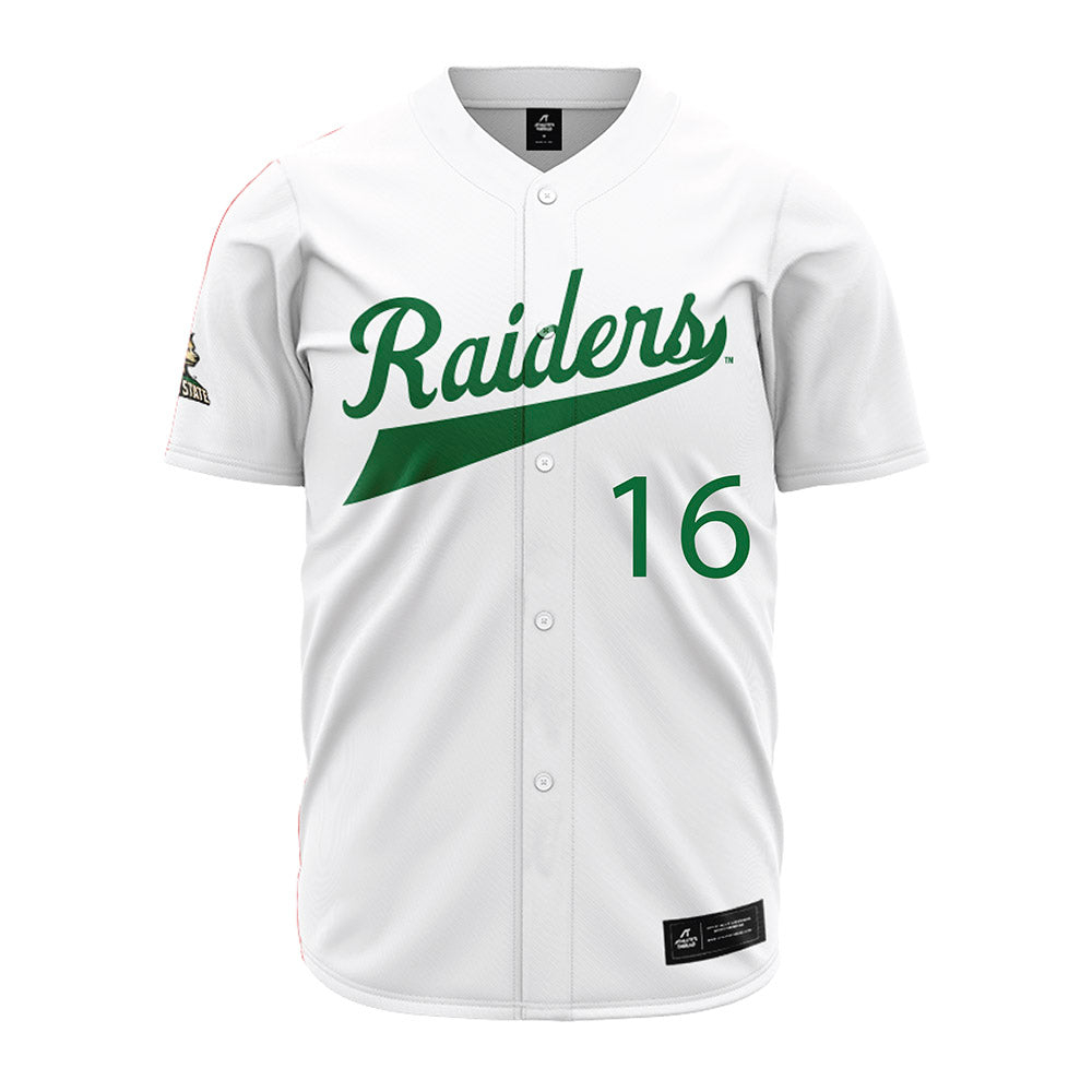 Wright State - NCAA Baseball : Malachi Paplanus - White Jersey-0