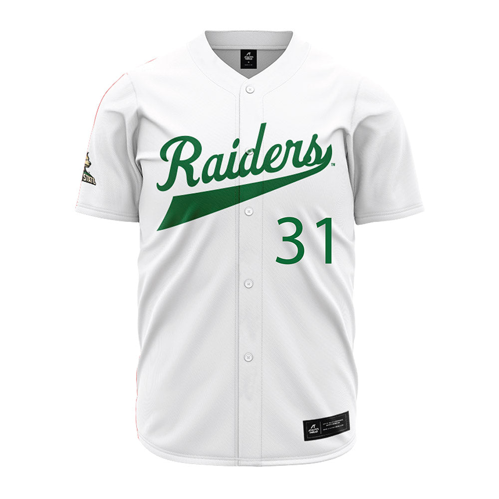 Wright State - NCAA Baseball : Coy Angel - White Jersey-0
