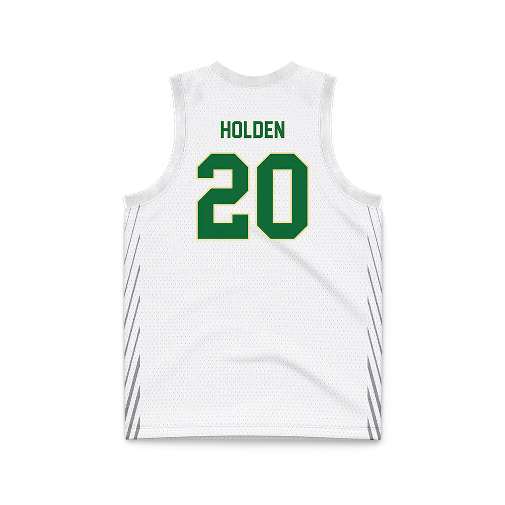 Wright State - NCAA Men's Basketball : Andrea Holden - White Basketball Jersey-1