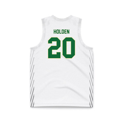 Wright State - NCAA Men's Basketball : Andrea Holden - White Basketball Jersey-1