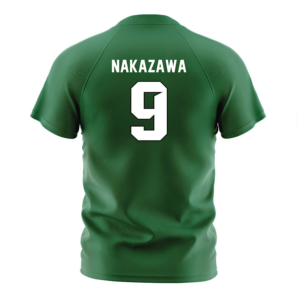 Wright State - NCAA Men's Soccer : Keiji Nakazawa - Green Soccer Jersey-1