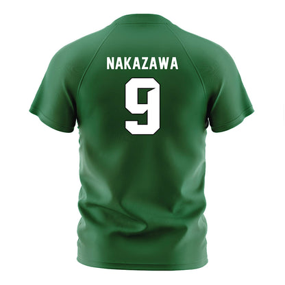 Wright State - NCAA Men's Soccer : Keiji Nakazawa - Green Soccer Jersey-1