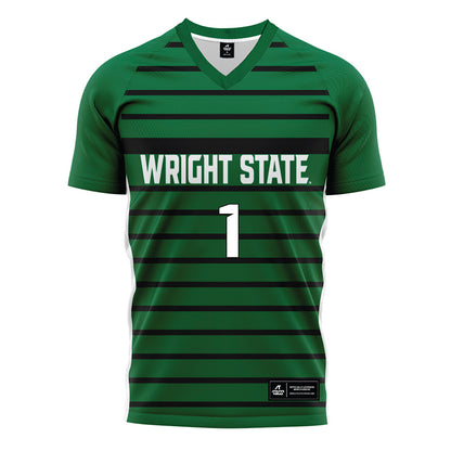 Wright State - NCAA Men's Soccer : Alessandro Malterer - Green Soccer Jersey-0
