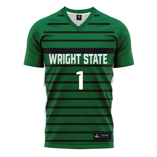 Wright State - NCAA Men's Soccer : Alessandro Malterer - Green Soccer Jersey-0