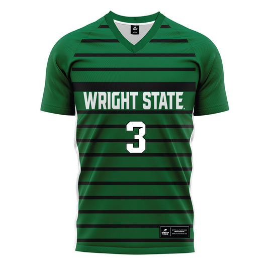 Wright State - NCAA Men's Soccer : Brayden Tester - Green Soccer Jersey-0