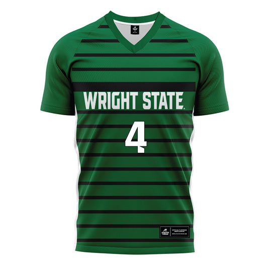 Wright State - NCAA Men's Soccer : Charlie Carpenter - Green Soccer Jersey-0