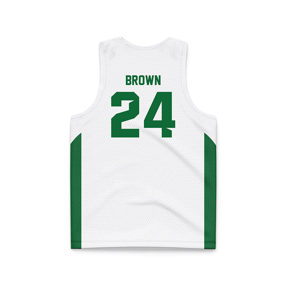 Wright State - NCAA Women's Basketball : Olivia Brown - White Basketball Jersey-1