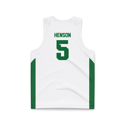 Wright State - NCAA Women's Basketball : Claire Henson - White Basketball Jersey-1