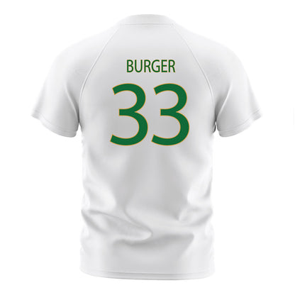 Wright State - NCAA Women's Soccer : Caitlin Burger - White Soccer Jersey-1