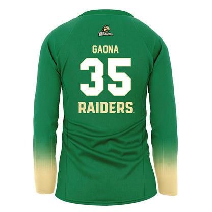 Wright State - NCAA Women's Volleyball : Ella Gaona - Green Volleyball Jersey-1
