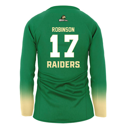 Wright State - NCAA Women's Volleyball : Haley Robinson - Green Volleyball Jersey-1