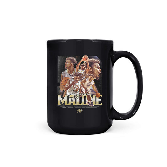 Colorado - NCAA Men's Basketball : Elijah Malone - Player Collage Coffee Mug-0