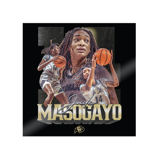Colorado - NCAA Women's Basketball : Jade Masogayo - Player Collage Sticker-0