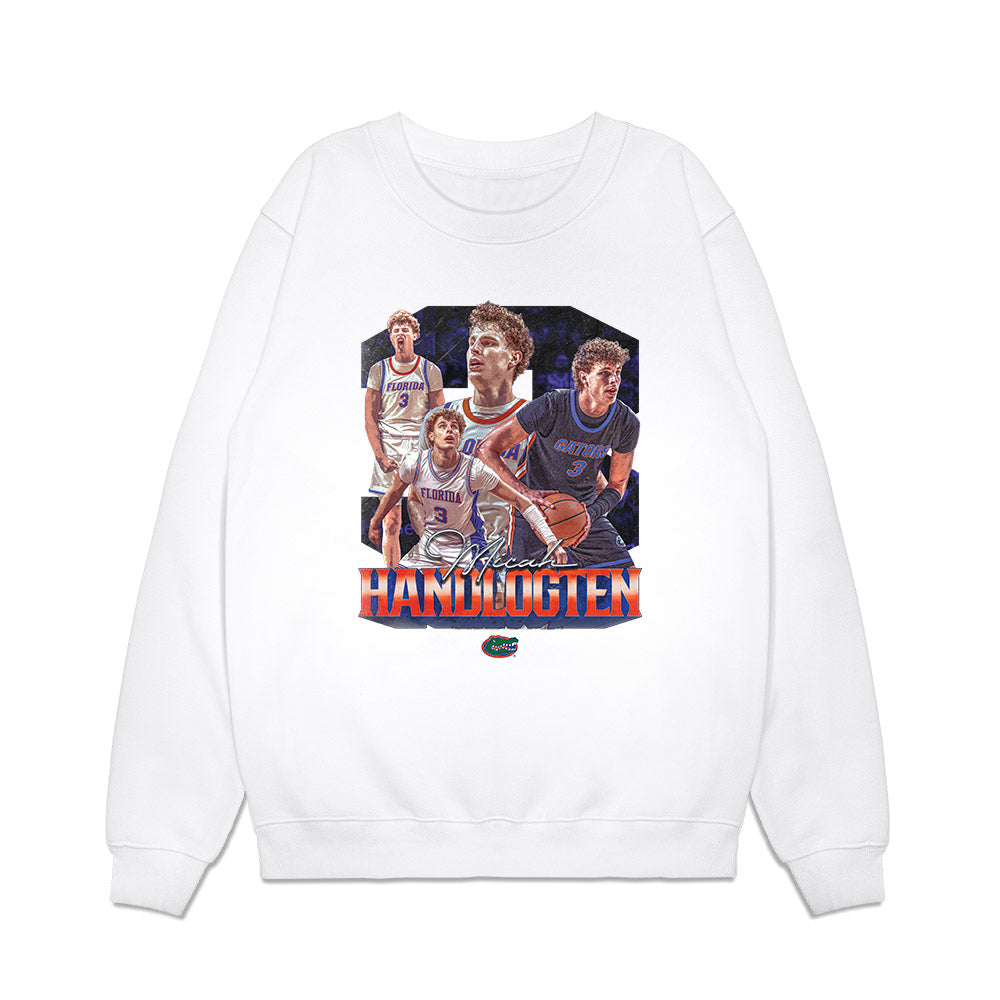 Florida - NCAA Men's Basketball : Micah Handlogten - Premium Crewneck Sweatshirt-0