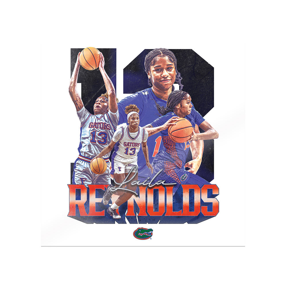 Florida - NCAA Women's Basketball : Laila Reynolds - Player Collage Sticker-0