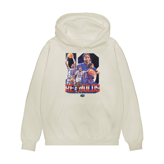 Florida - NCAA Women's Basketball : Laila Reynolds - Player Collage Premium Hooded Sweatshirt-0