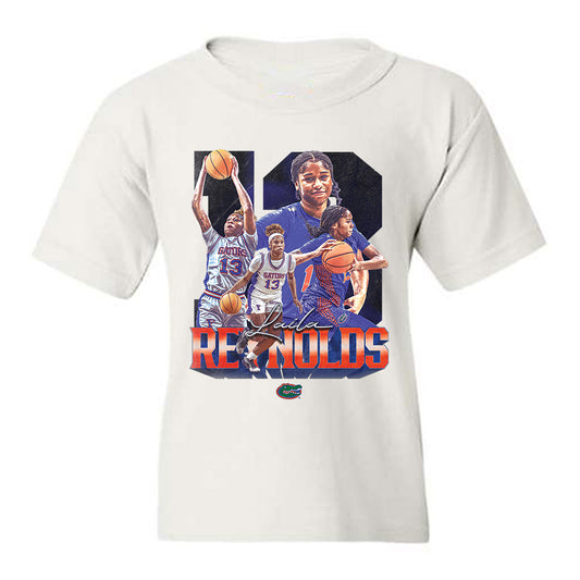 Florida - NCAA Women's Basketball : Laila Reynolds - Player Collage Youth T-Shirt-0