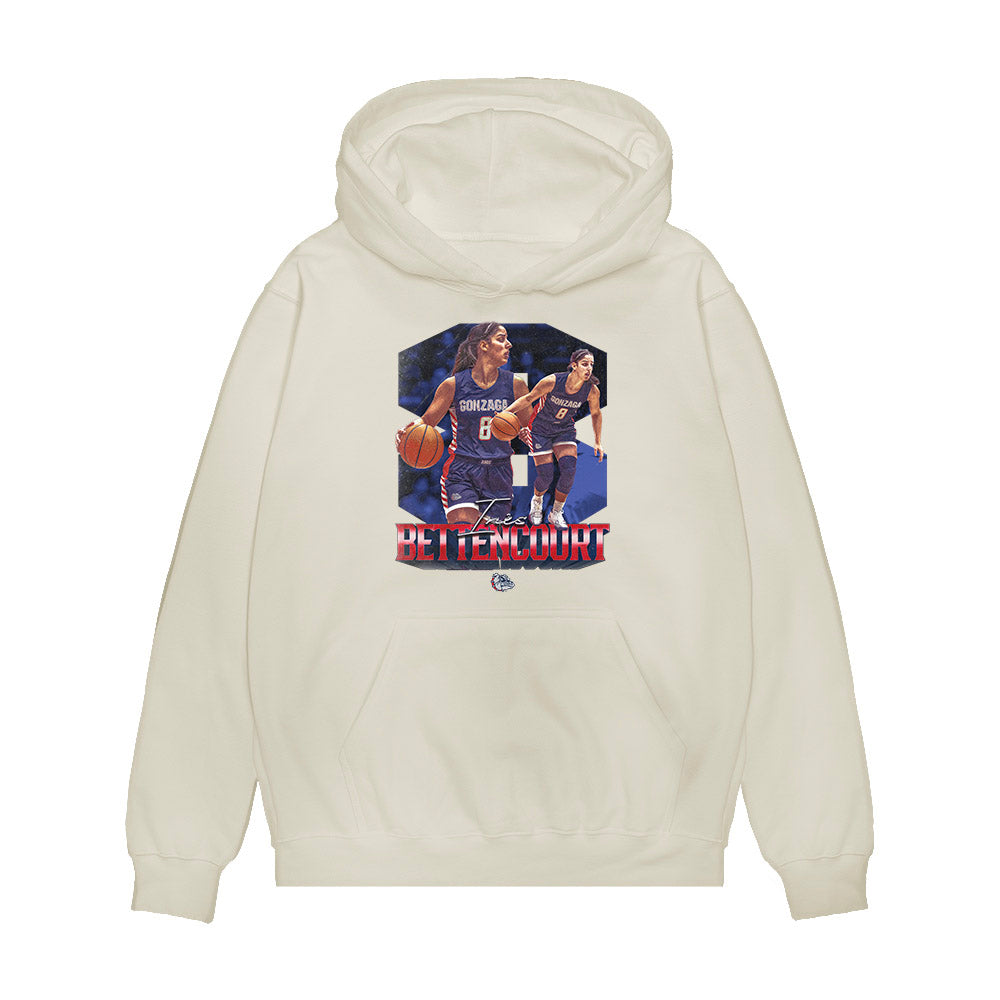 Gonzaga - NCAA Women's Basketball : Ines Bettencourt - Premium Hooded Sweatshirt-0