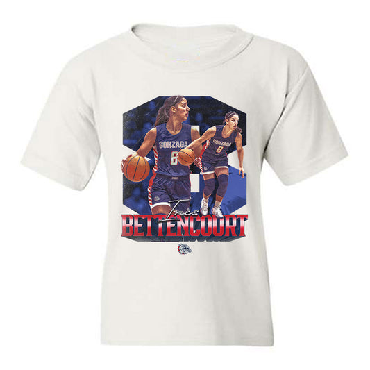 Gonzaga - NCAA Women's Basketball : Ines Bettencourt - Youth T-Shirt-0