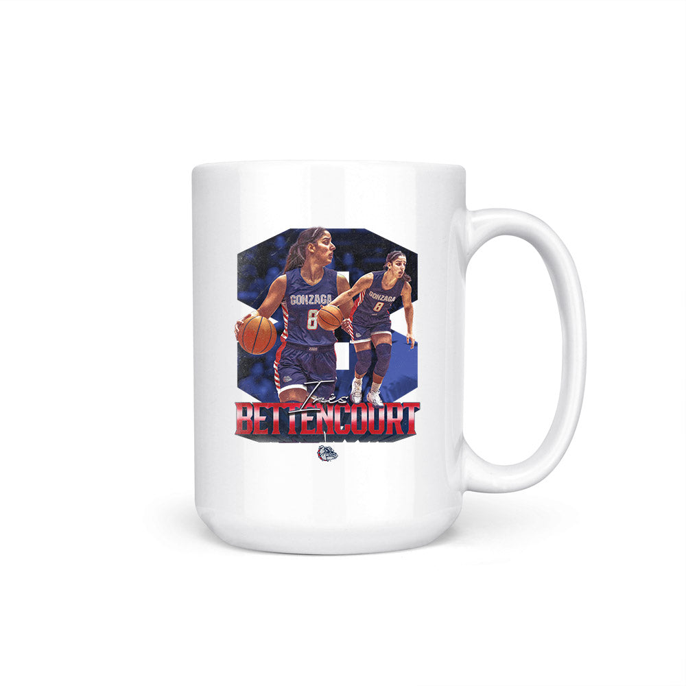 Gonzaga - NCAA Women's Basketball : Ines Bettencourt - Coffee Mug-0