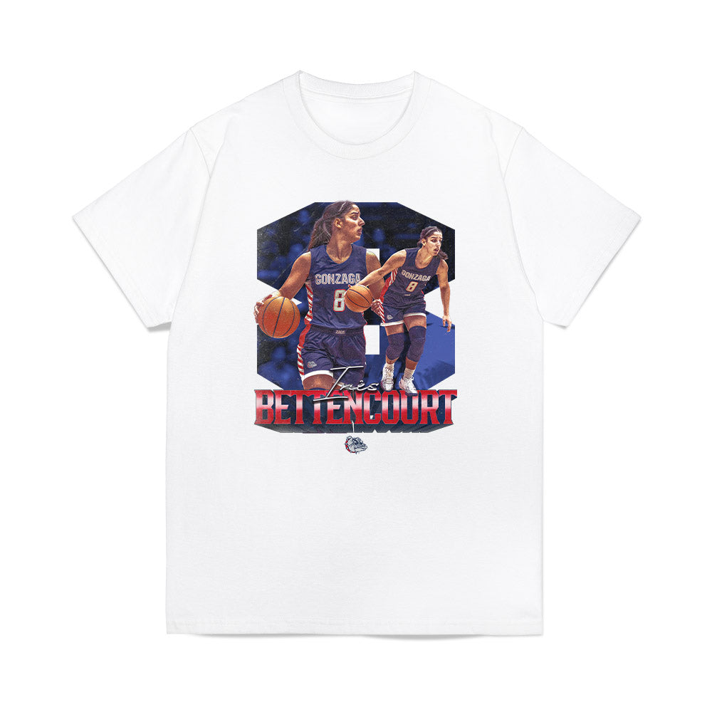 Gonzaga - NCAA Women's Basketball : Ines Bettencourt - Premium T-Shirt-0