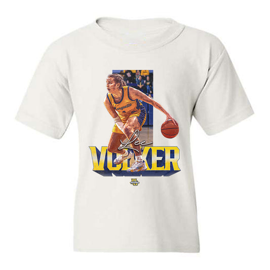 Marquette - NCAA Women's Basketball : Lee Volker - Youth T-Shirt-0