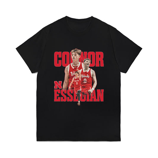 Nebraska - NCAA Men's Basketball : Connor Essegian - Collage Comfort Colors T-Shirt-0