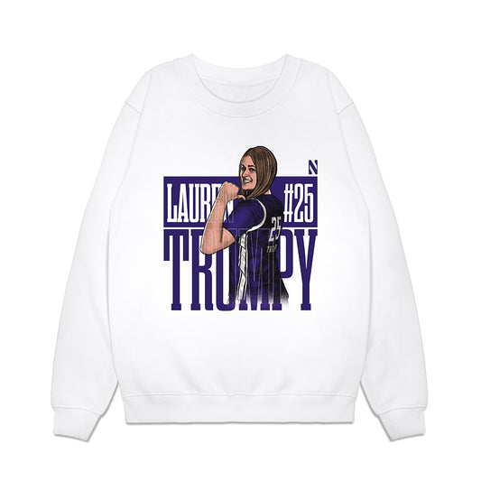 Northwestern - NCAA Women's Basketball : Lauren Trumpy - Collage Premium Crewneck Sweatshirt-0