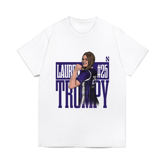 Northwestern - NCAA Women's Basketball : Lauren Trumpy - Collage Comfort Colors T-Shirt-0