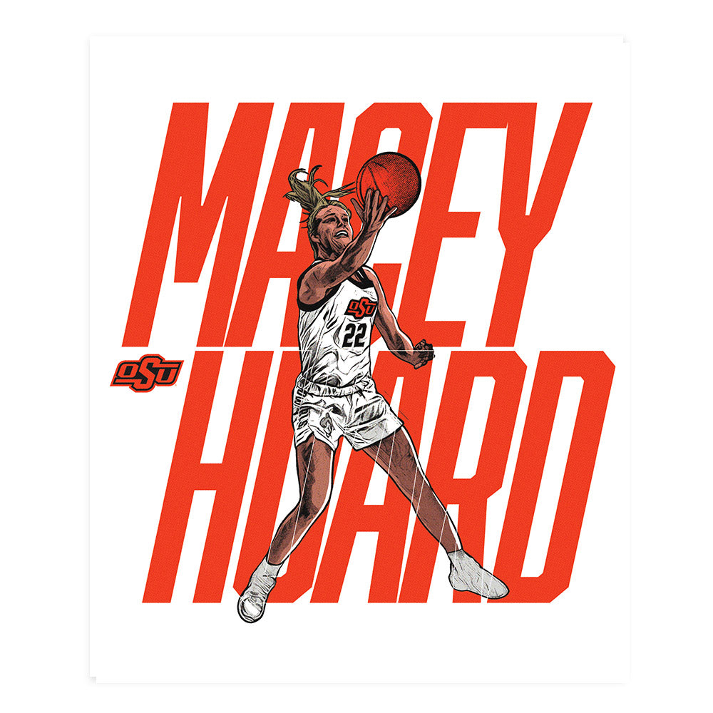 Oklahoma State - NCAA Women's Basketball : Macey Huard - Player Collage Poster 20x24-0