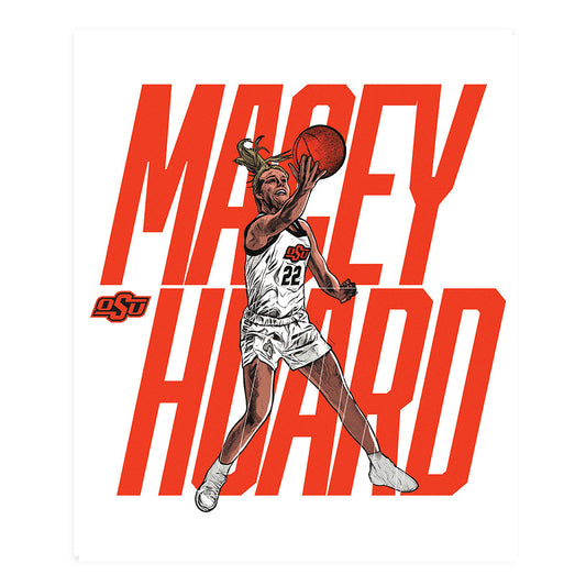 Oklahoma State - NCAA Women's Basketball : Macey Huard - Player Collage Poster 20x24-0
